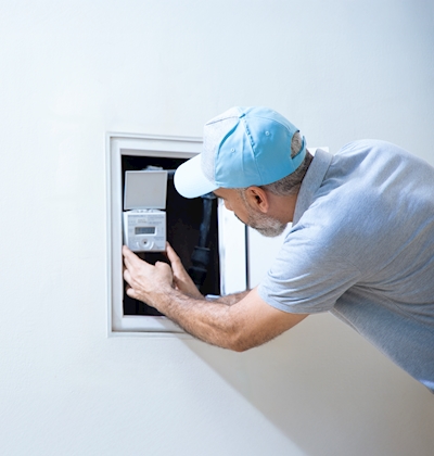 خدمة تغيير حجم توصيلات المياه