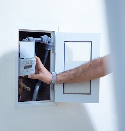 فحص عدّاد الماء