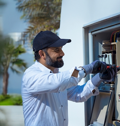 خدمة فصل عدادات الكهرباء