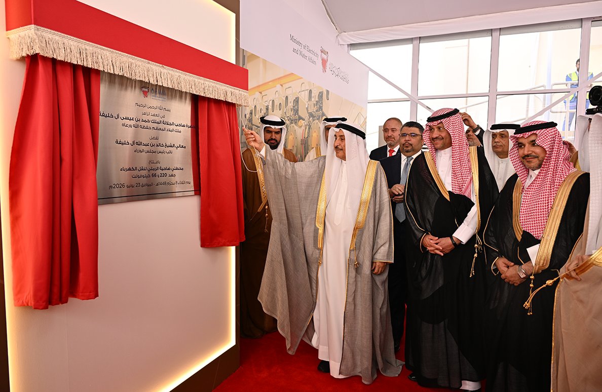 Deputy Prime Minister inaugurates Al Ramli District electricity transmission substations