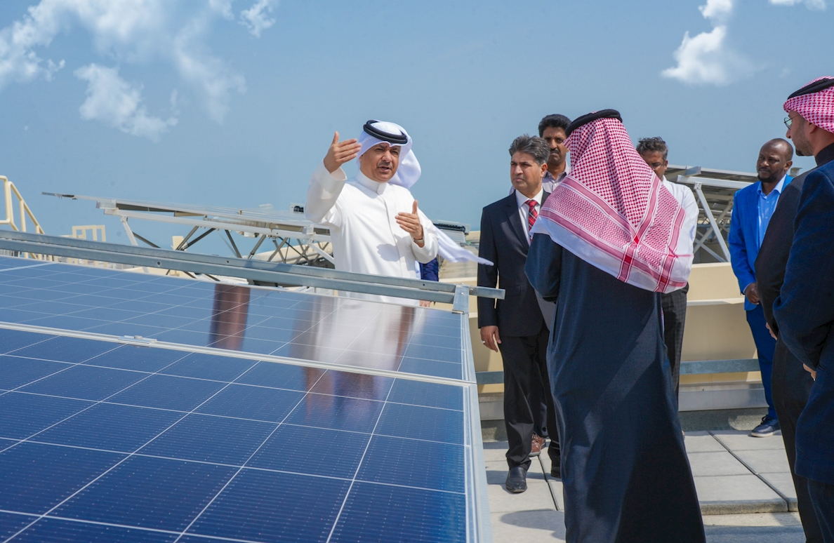 EWA launches solar energy system at Khalifa City water distribution station