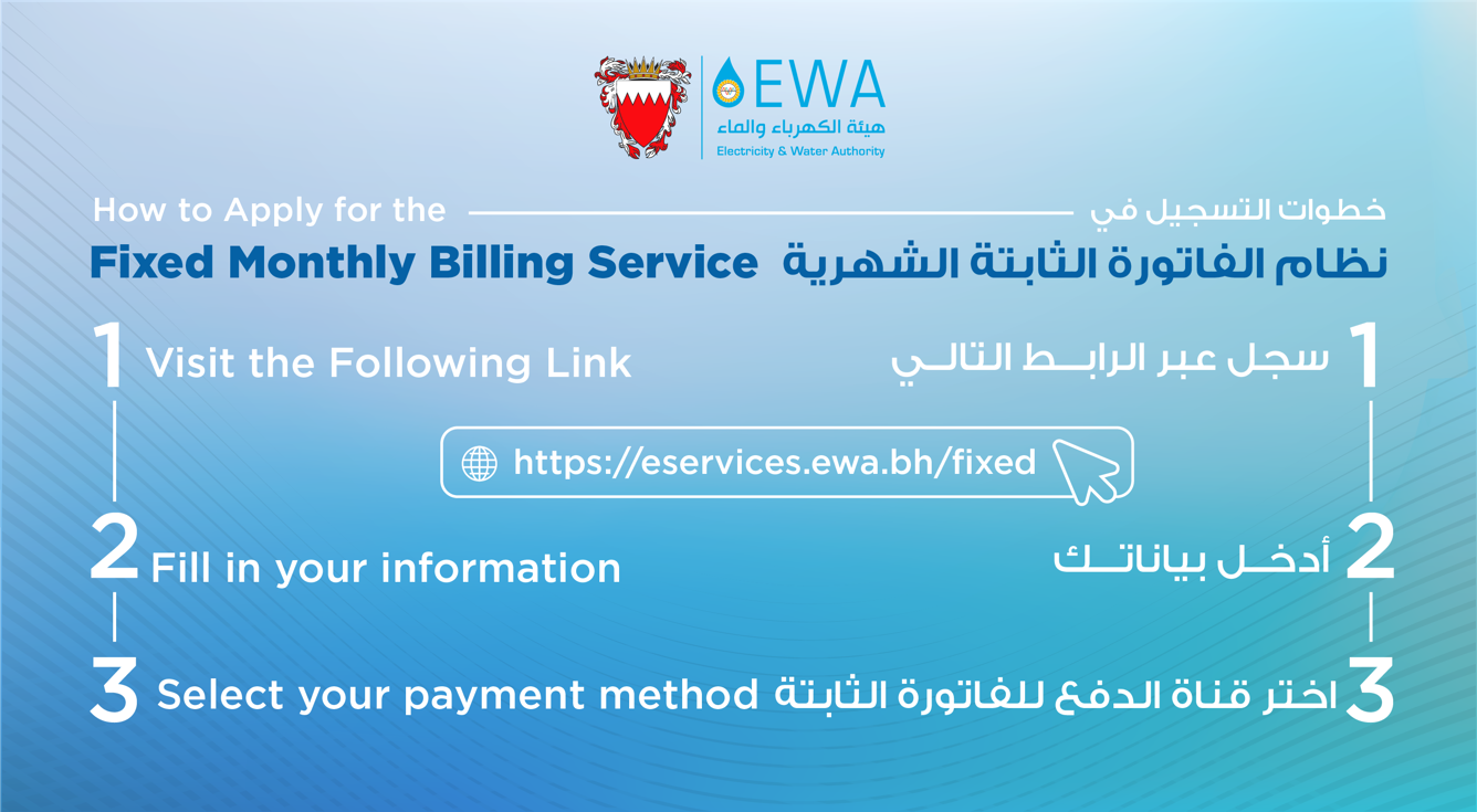 EWA Opens Exceptional Retroactive Registration for Fixed Monthly Billing Service Until 31 October 2026