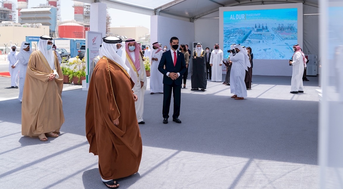 HRH the Crown Prince and Prime Minister Inaugurates Al Dur 2 Power and Water Plant Project