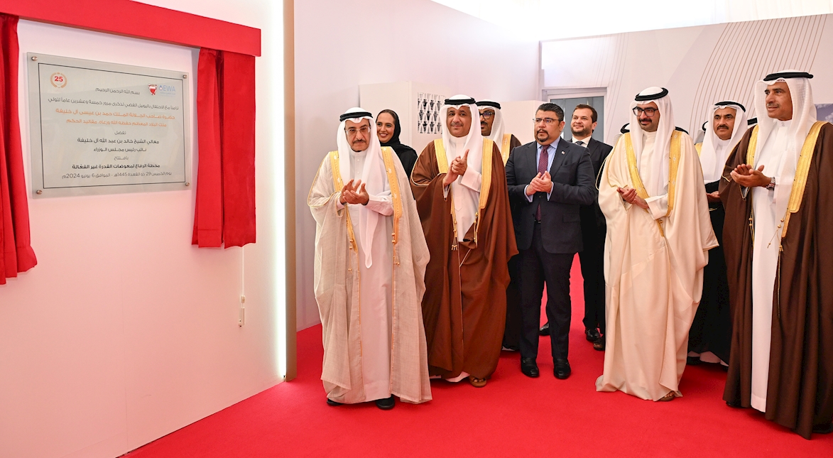 H.E. Sheikh Khalid bin Abdullah Inaugurates Riffa Reactive Power Compensation Station